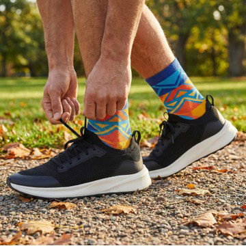 Men's Lee Knit Sneakers with Memory Foam Insole