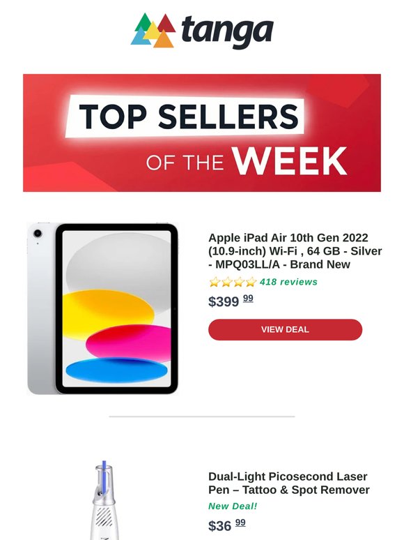 Our Top Sellers of the Week
