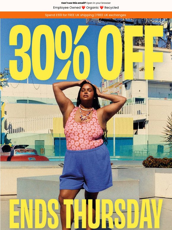 SEE YA 30% OFF