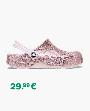 Glitzerne Crocs