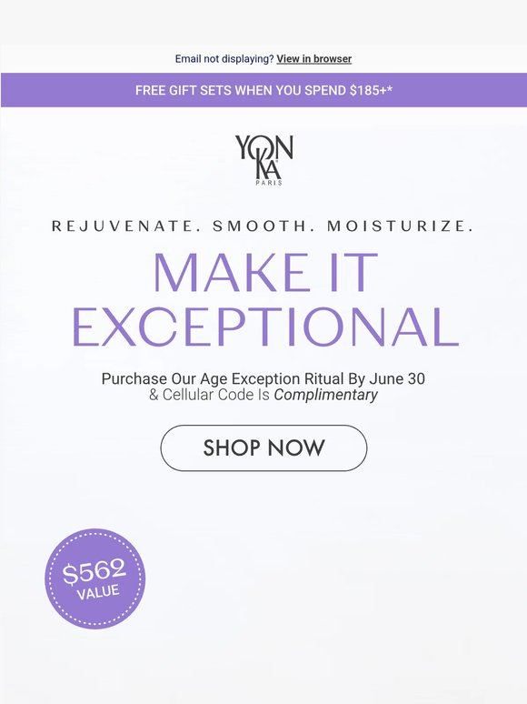 Exceptional Anti-Aging Care + A Surprise!