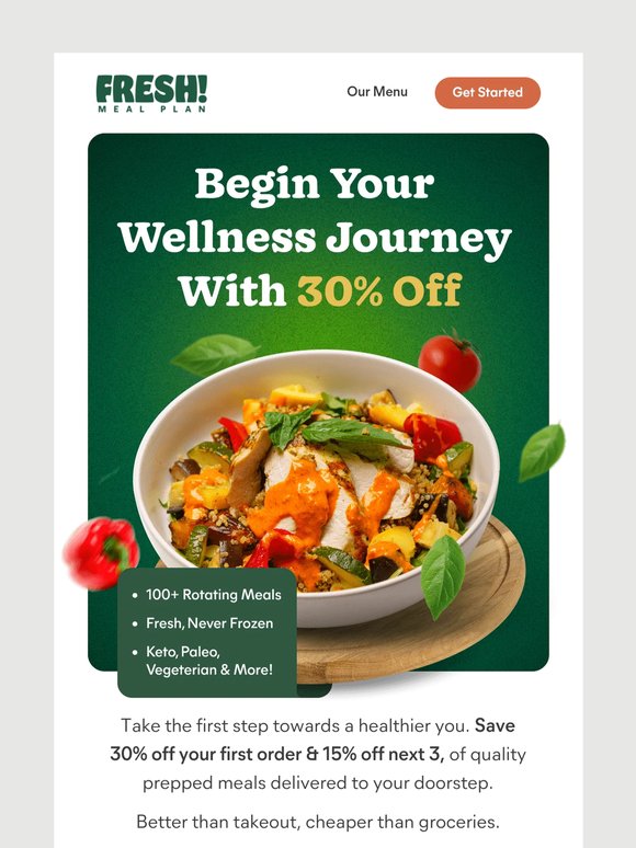 [30% OFF] Jumpstart your health journey 🍴