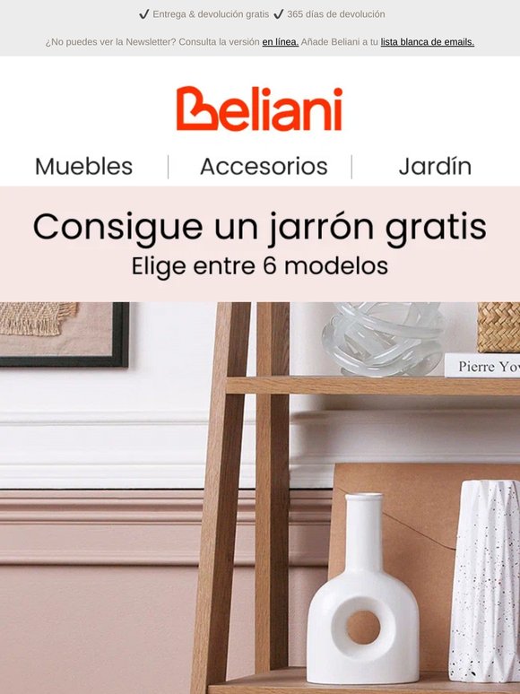 Jarrón gratis: elige entre 6 modelos ✨