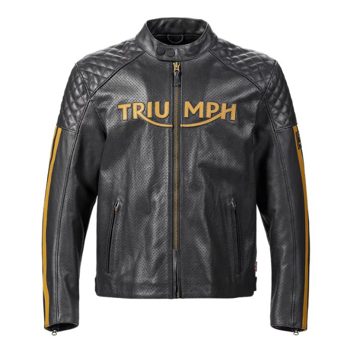 Braddan Air Race Jacket Black & Gold