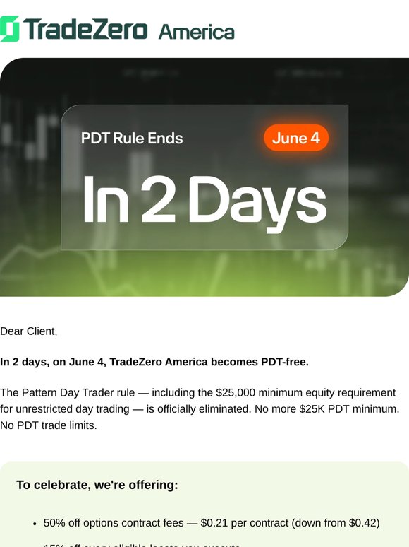 The PDT rule ends on Thursday