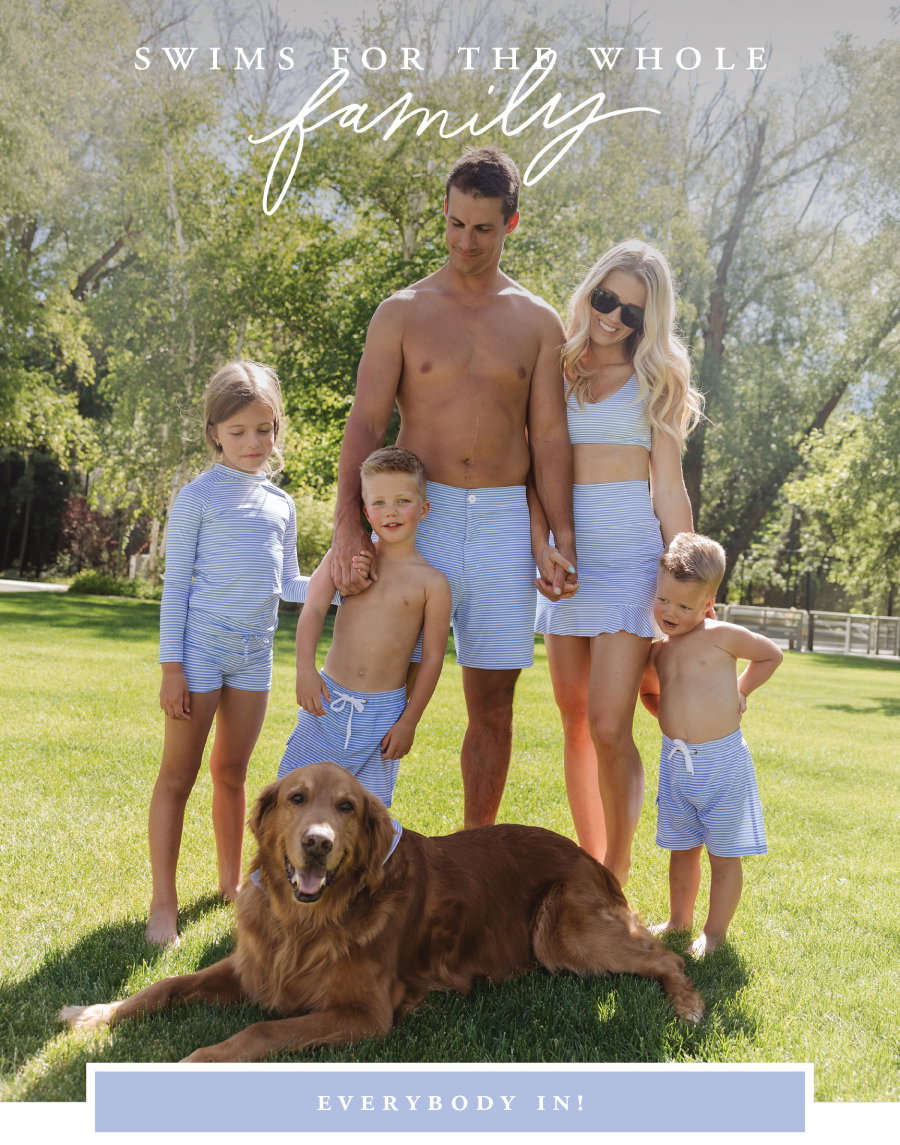 swims for the whole family - shop new sand bar blue