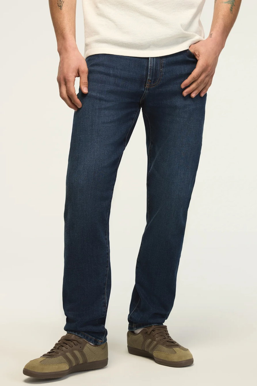 Image of Lucky Brand 410 Athletic Straight - Men's Pants Denim Straight Leg Jeans in Cosmic Oasis