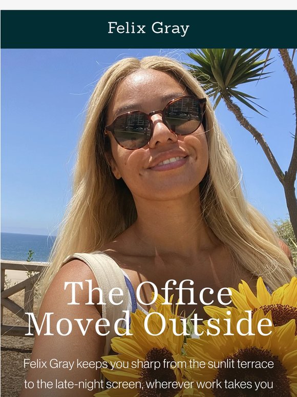 The office moved outside
