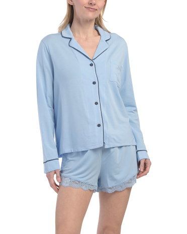 2Pc Pajama Set For Women, Modal