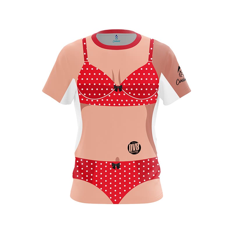 Image of Little Polka Dot Bikini CoolWick Bowling Jersey - DV8