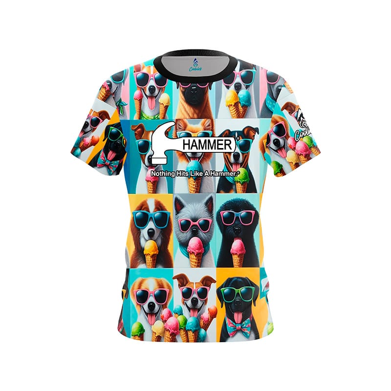 Image of Summer Dogs CoolWick Bowling Jersey - Hammer