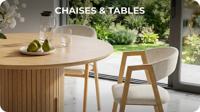 CHAISES ET TABLES