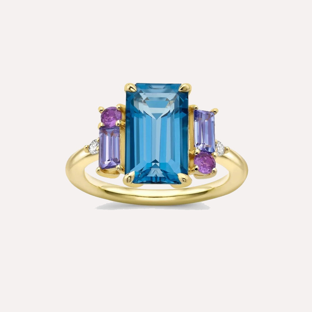 Charli London Blue Topaz Ring