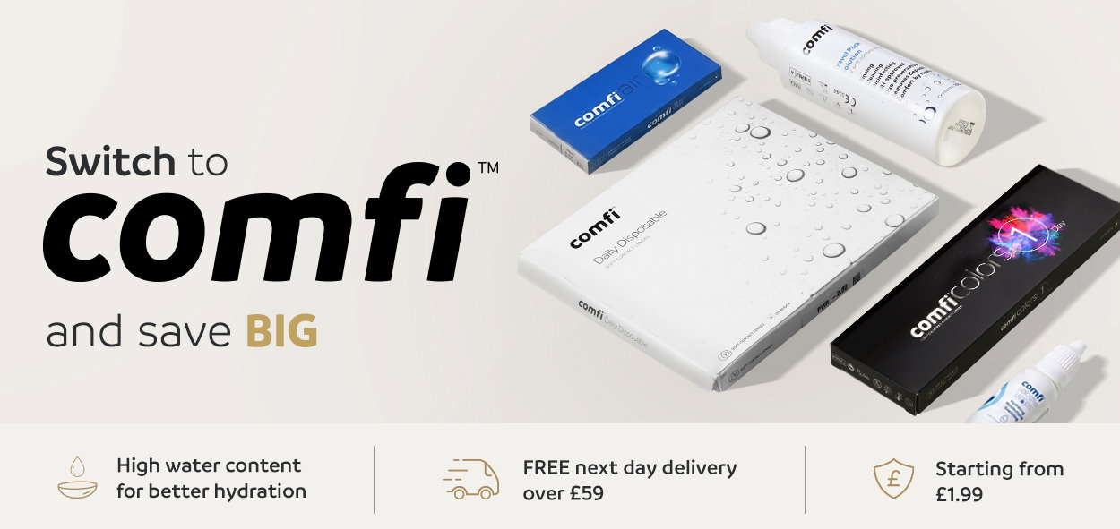 Switch to comfi and save BIG | High water content for better hydration |FREE next day delivery over £59 | Starting from £1.99