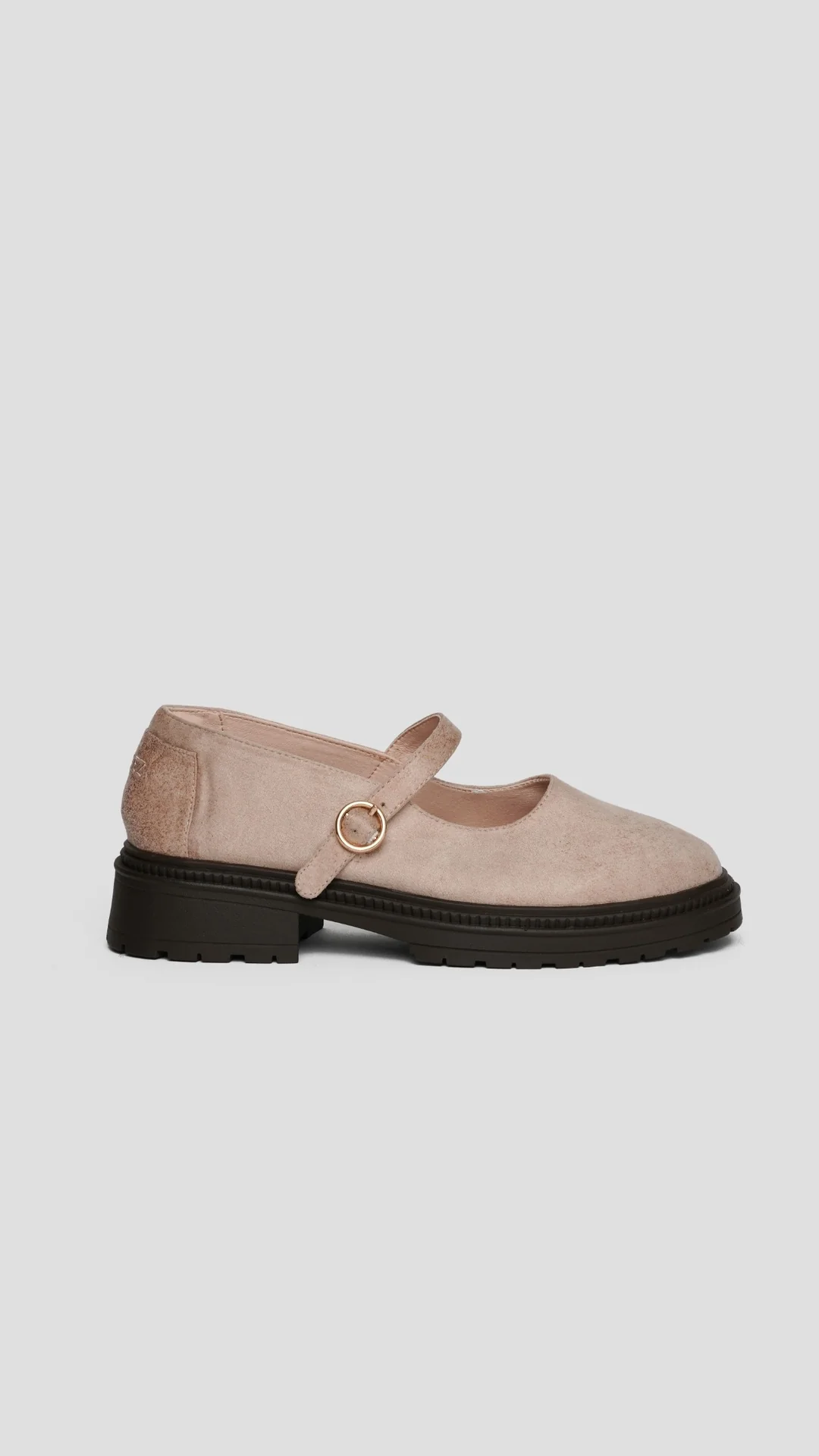 Mary Jane Platform Mesh Sand