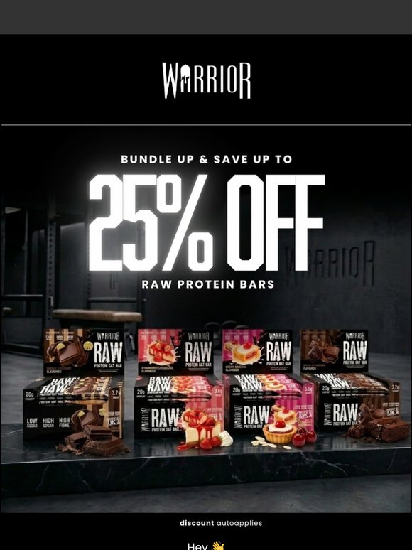 Stock Up On Your RAW With Up to 25% Off