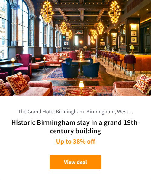 Historic Birmingham stay in a grand 19th-century building