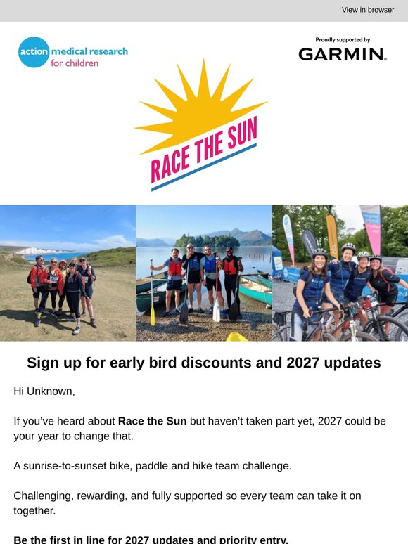 🌄 Race the Sun 2027 is coming
