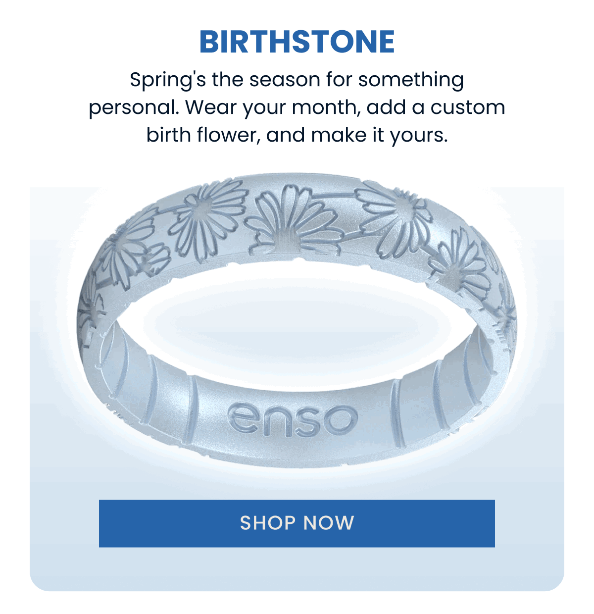 Birthstone | Spring's the season for something personal. Wear your month, add a custom birth flower, and make it yours. | Shop Now