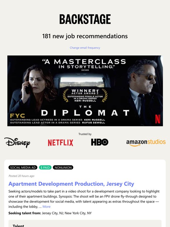 181 New Roles Available for Job Recommendations - Jun 2
