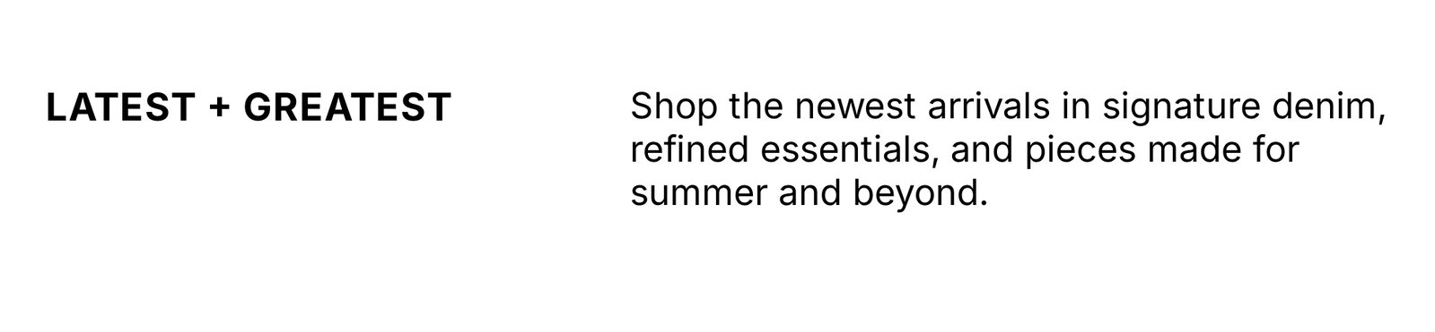 Shop New Arrivals