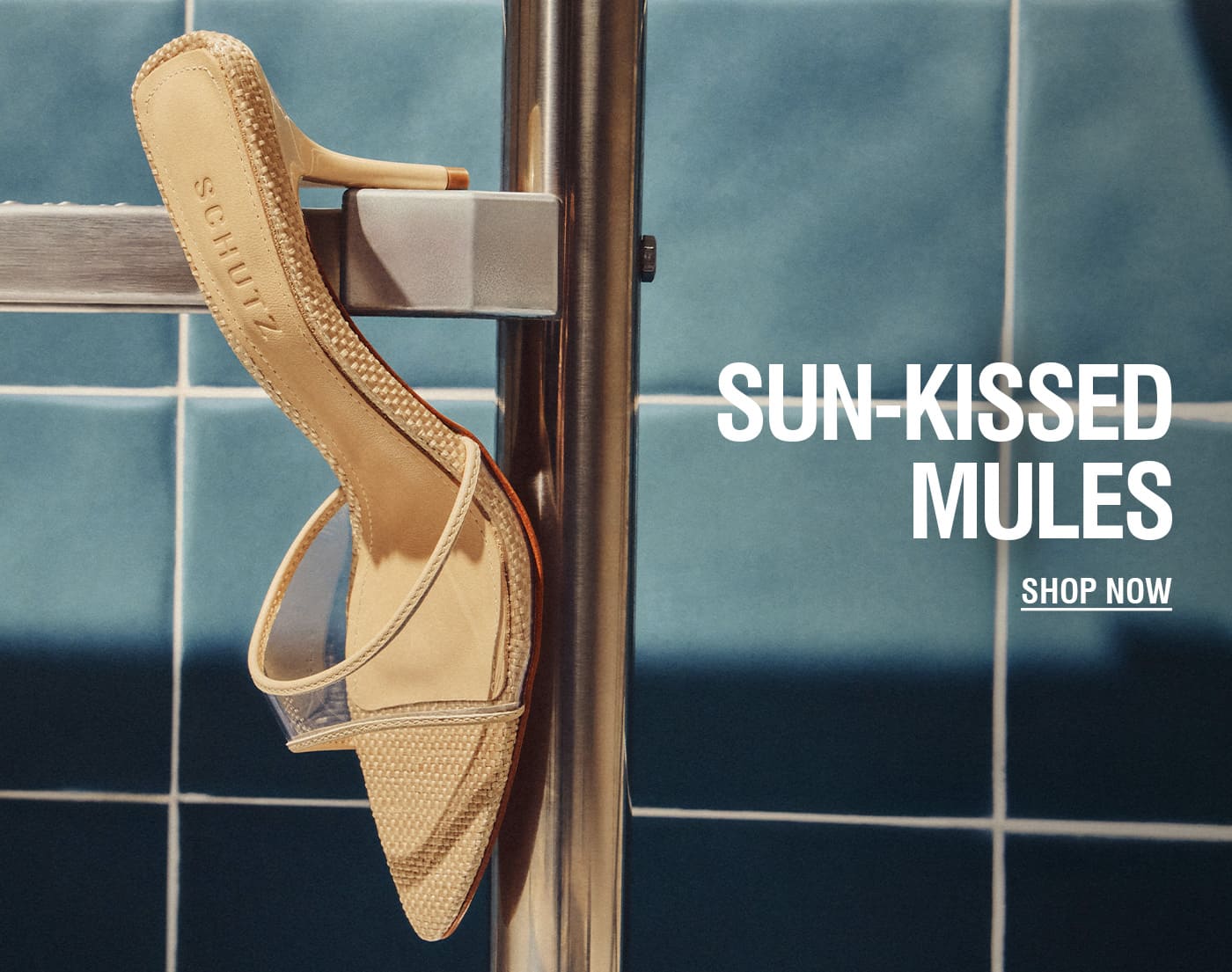 HIGH SUMMER | SUN-KISSED MULES | SHOP NOW 