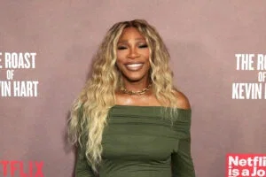 Serena Williams attends Netflix Is A Joke Festival Presents: The Roast of Kevin Hart at The Kia Forum on May 10, 2026 in Inglewood, California.