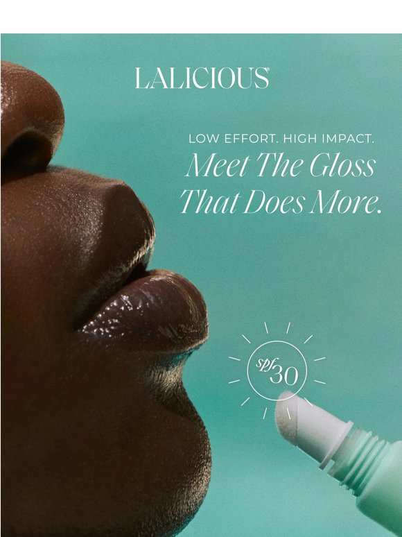 The gloss that does MORE. ☀️💦✨