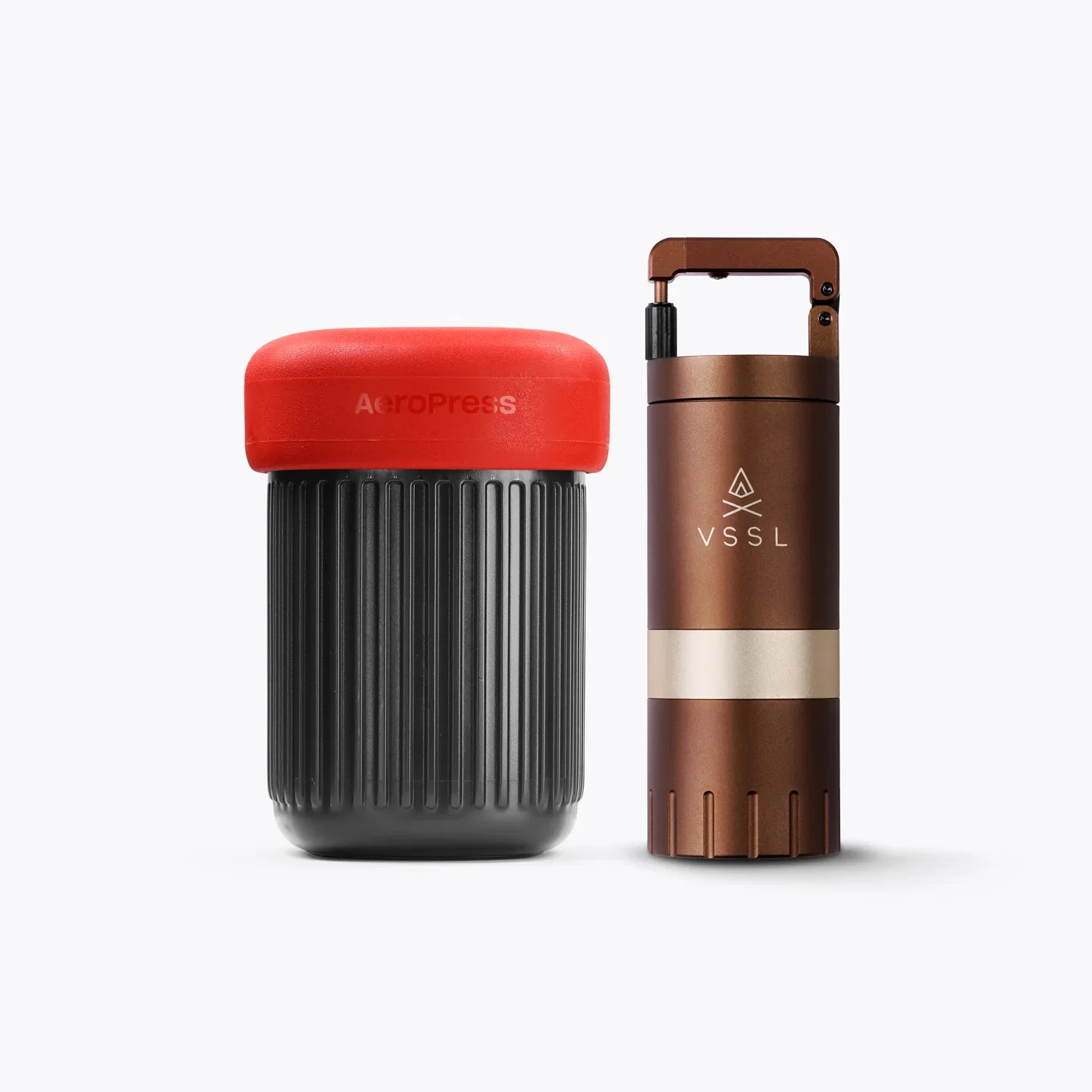 Image of Aeropress® Go™ Travel Coffee Maker + Java G25 Coffee Grinder Bundle