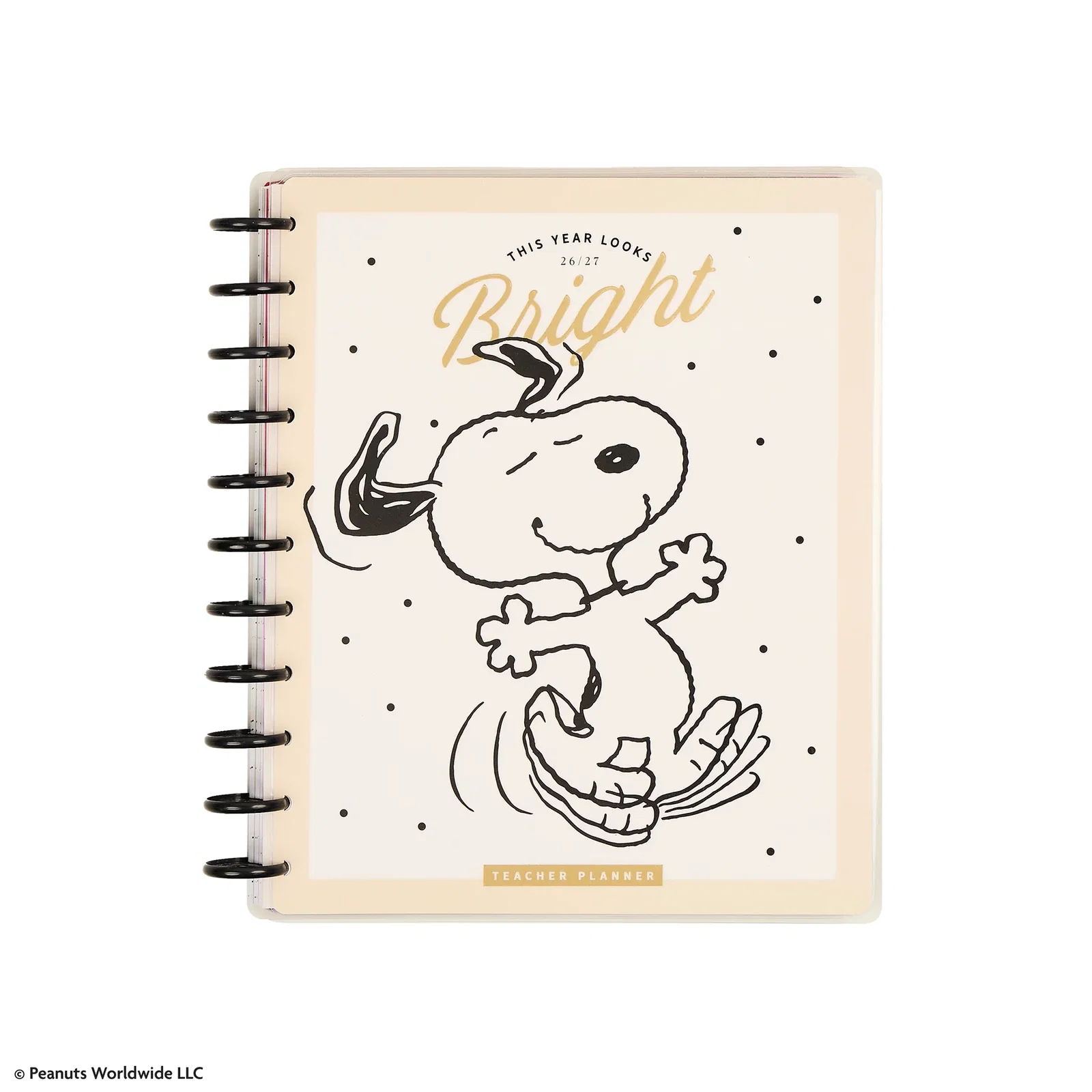 Image of 2026–2027 PEANUTS™ Customizable Teacher Planner - Big Teacher Layout - 12 Months
