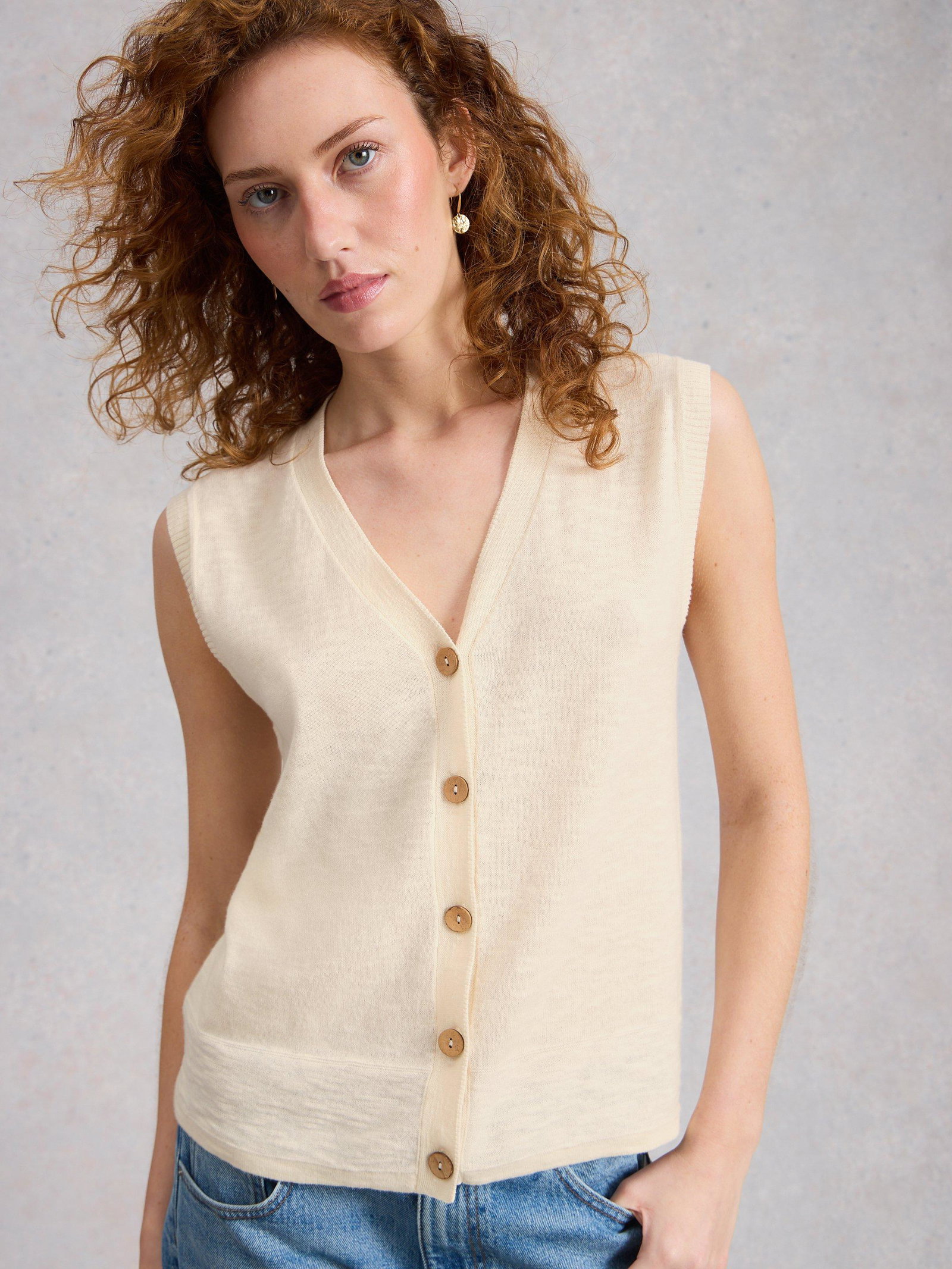 Shop Nova Linen Blend Tank