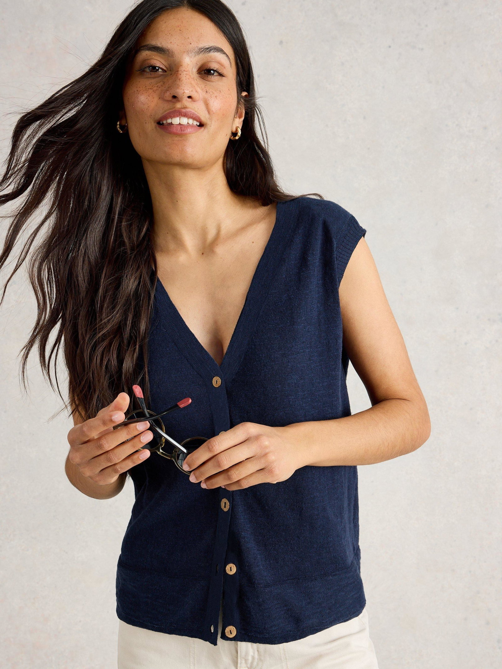 Shop Nova Linen Blend Tank