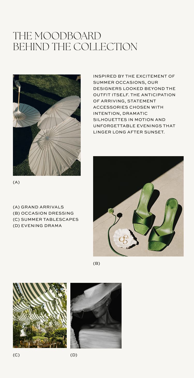 The moodboard behind the collection