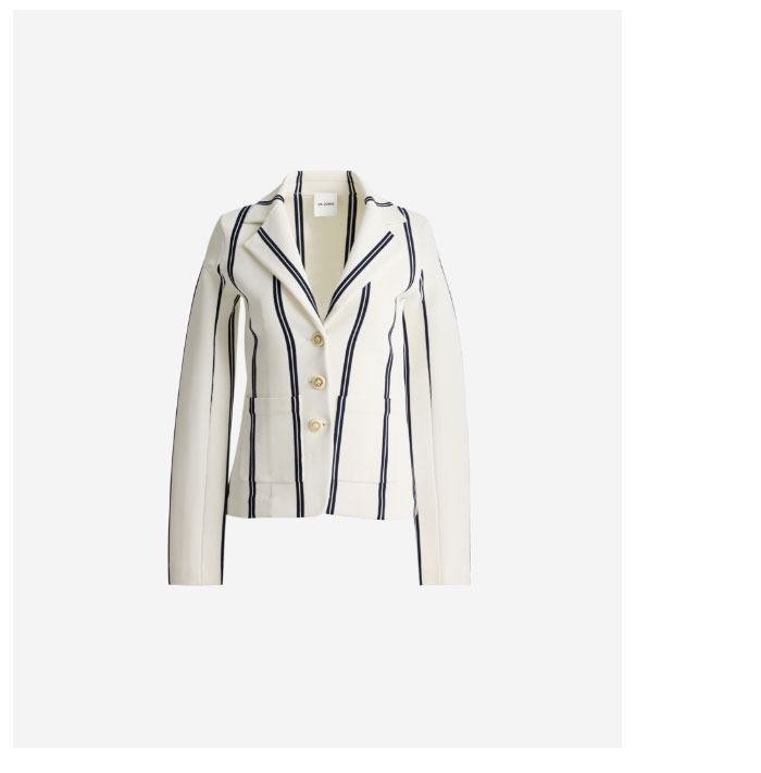 Carter Jacket In Roma Crepe Knit