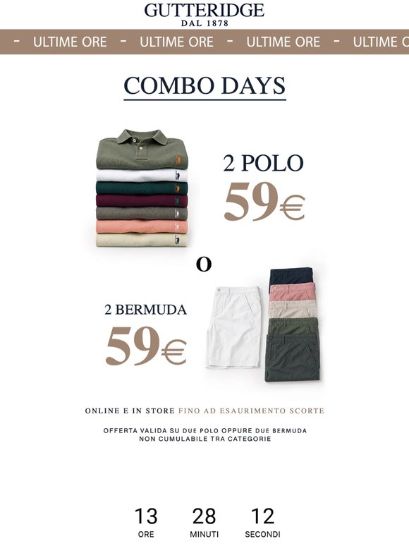 ULTIME ORE: Combo a 59€ ⏳