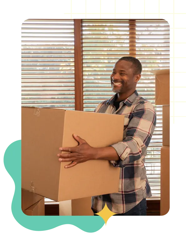 Man carrying box