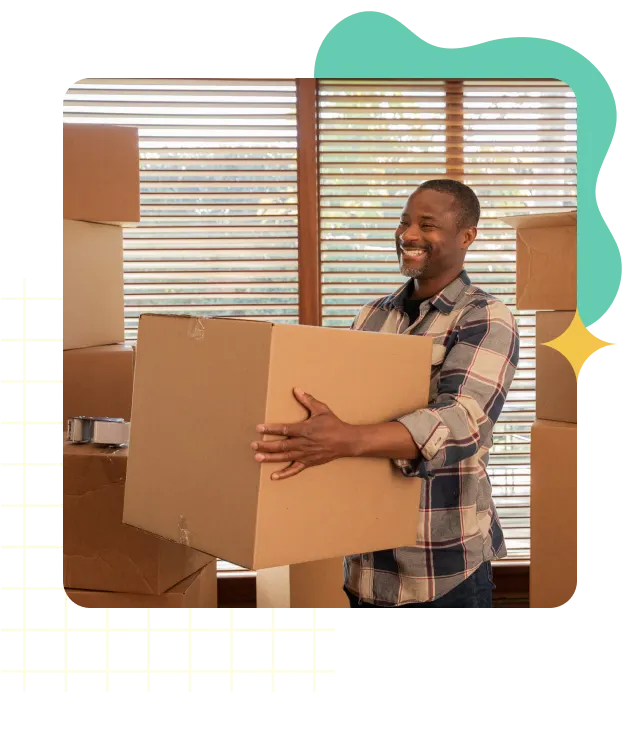 Man carrying box
