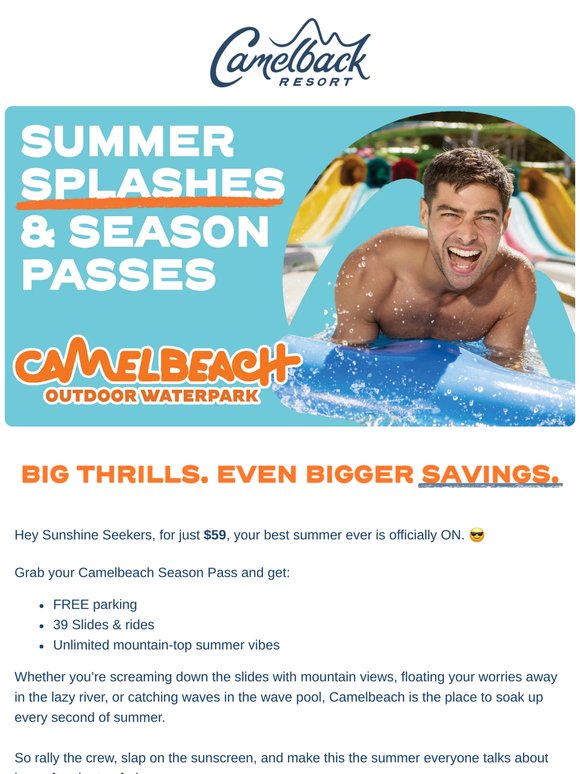 Your Summer = Officially Saved