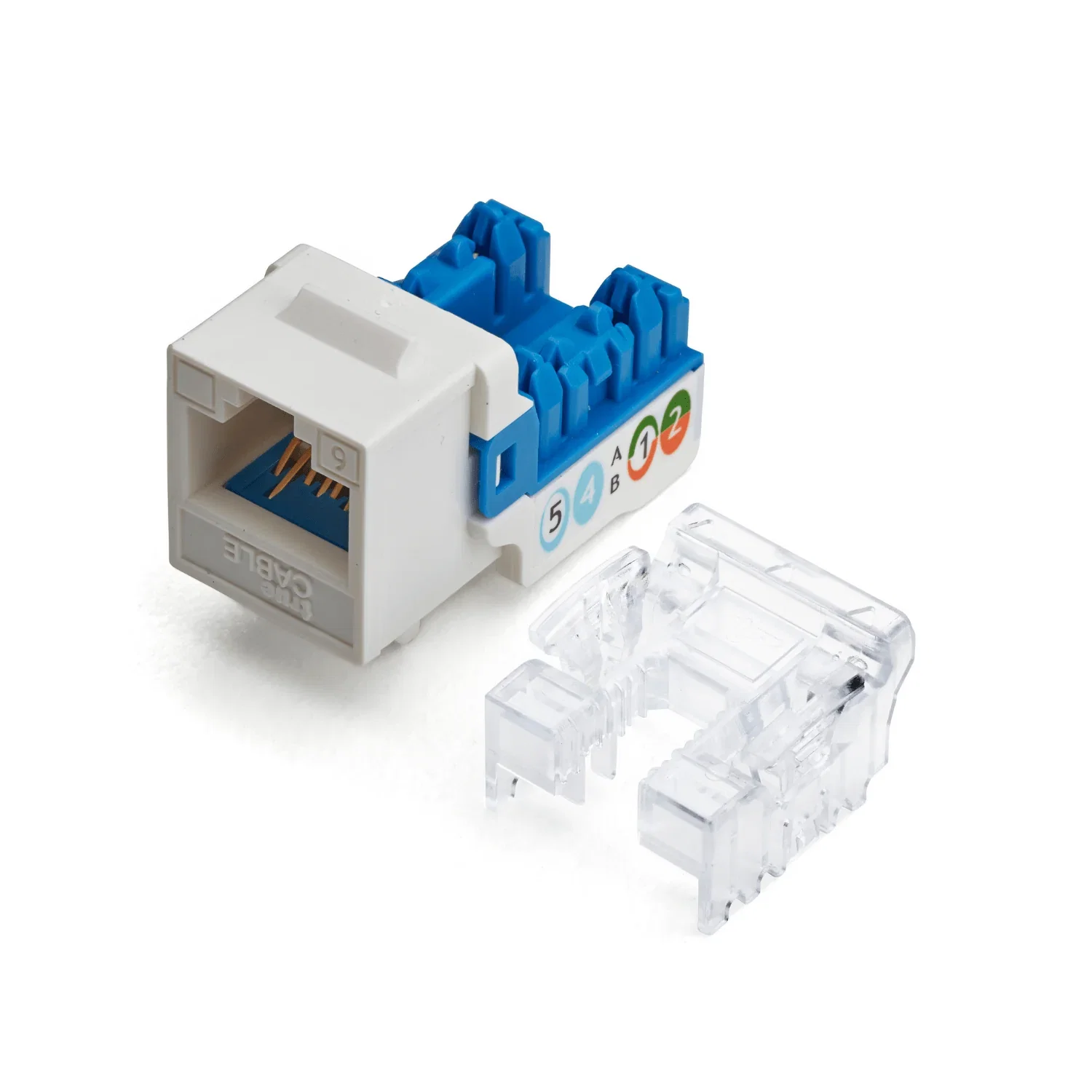 Image of Cat6 Punch Down Keystone Jack｜Unshielded