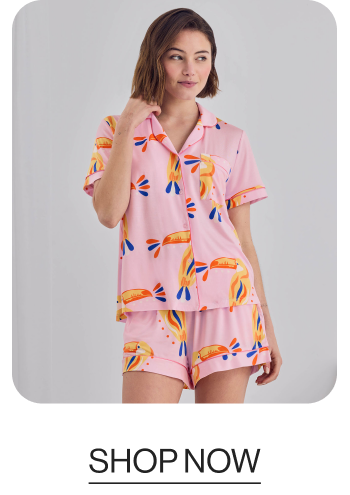 TENCEL™ Modal Toucan Print Short Pyjama Set