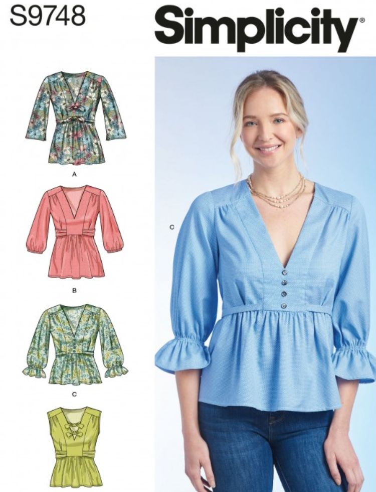 Simplicity Paper Sewing Pattern 9748