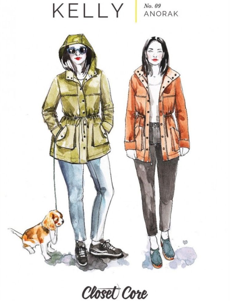 Closet Core Patterns Paper Sewing Pattern Kelly Anorak
