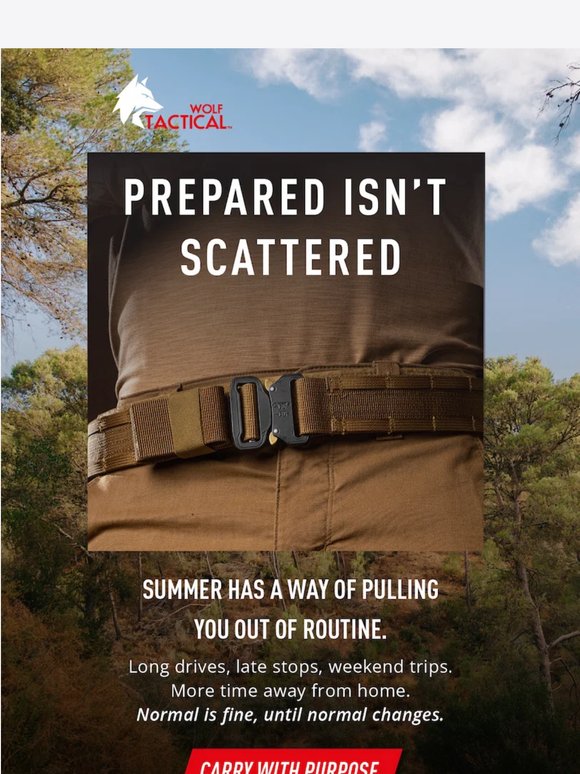 What You Carry Matters