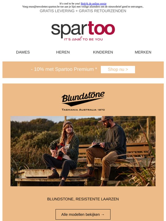 Een preview van stijlen!✔️ Gratis levering voor Blundstone, Reebok Sport, Jack & Jones, Etnies, Timberland, Tommy Jeans, Geographical Norway en Patagonia