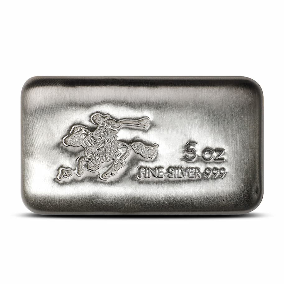 ON SALE: 5 oz SilverTowne Pony Silver Bar (New)