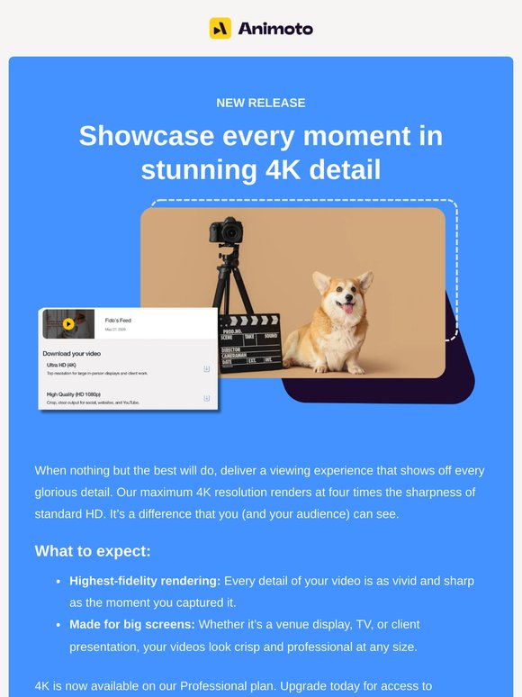 4K video is here
