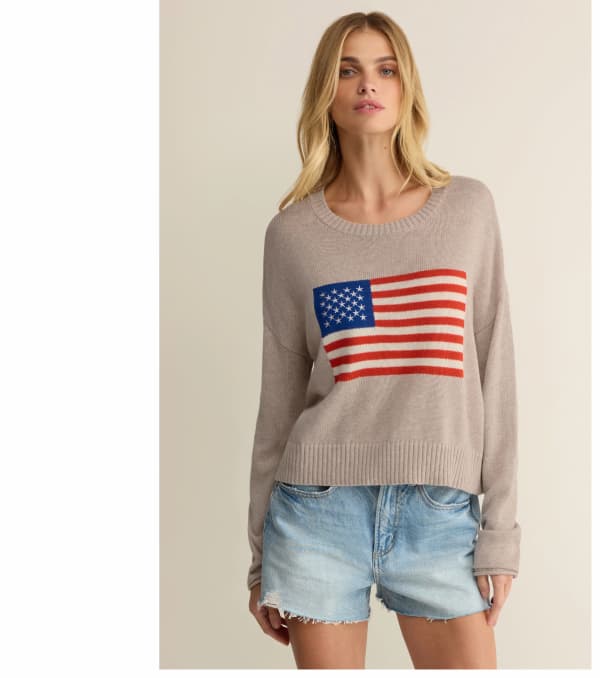 Shop The Sienna Patriot Sweater
