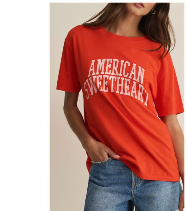 Shop The Sweetheart Boyfriend Tee