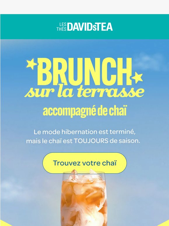 Votre chaï de choix