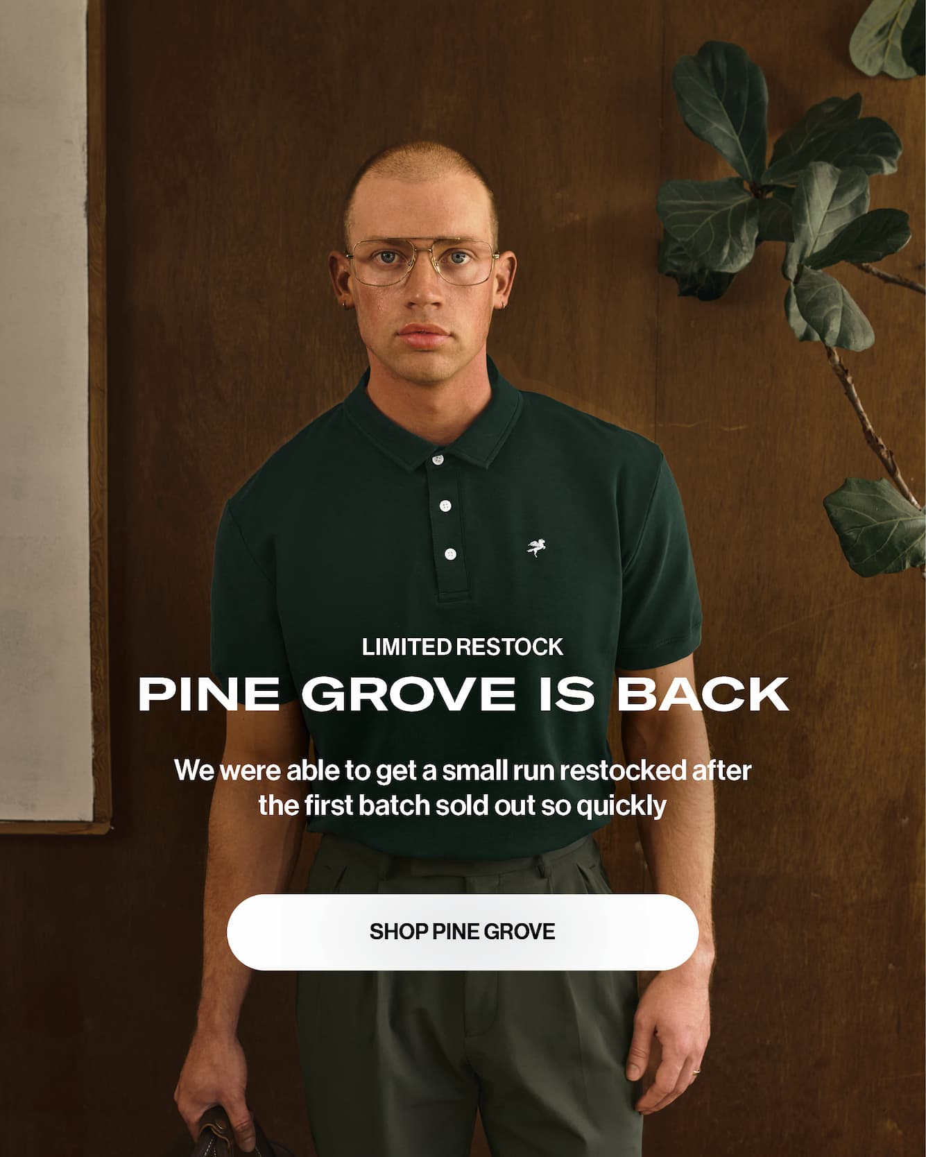 LIMITED RESTOCK PINE GROVE IS BACK We were able to get a small run restocked after the first batch sold out so quickly